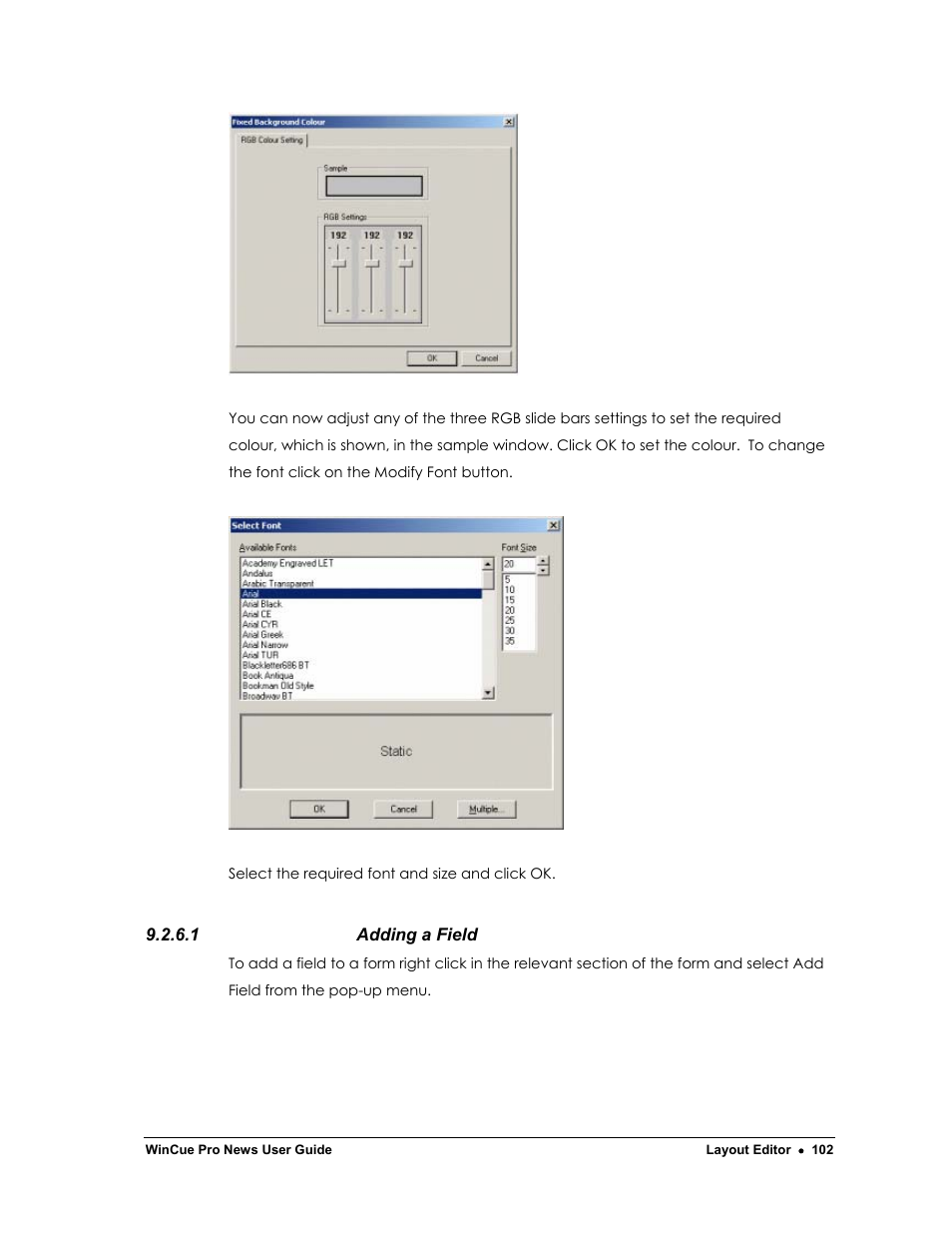 Autocue WinCue Pro News Version 1.3 User Manual | Page 102 / 168