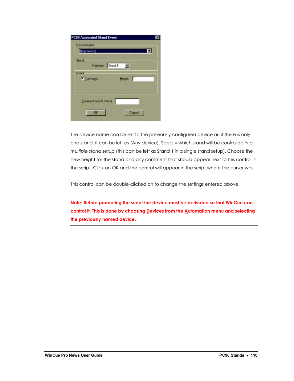 Autocue WinCue Pro News Version 1.3 User Manual | Page 116 / 168