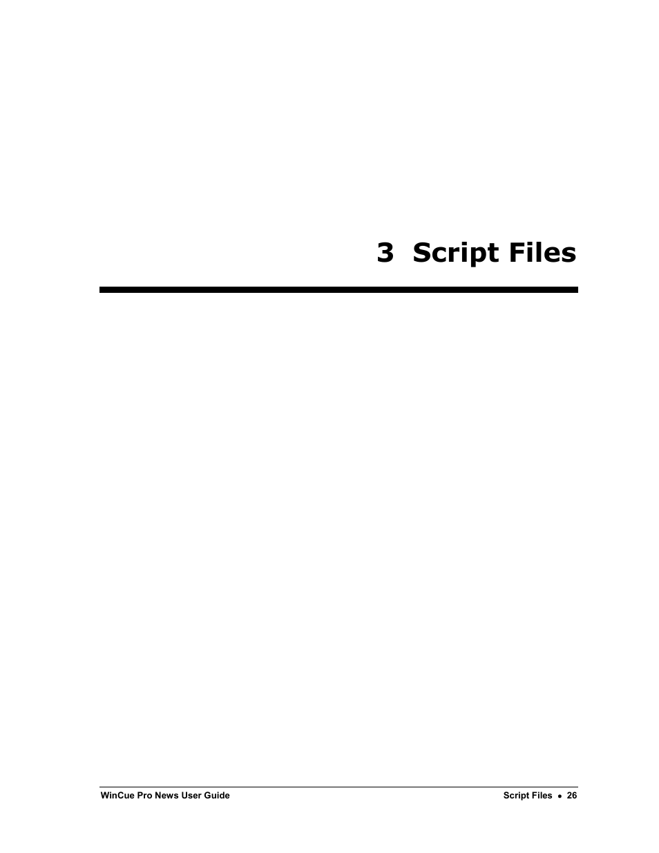 3 script files | Autocue WinCue Pro News Version 1.3 User Manual | Page 26 / 168