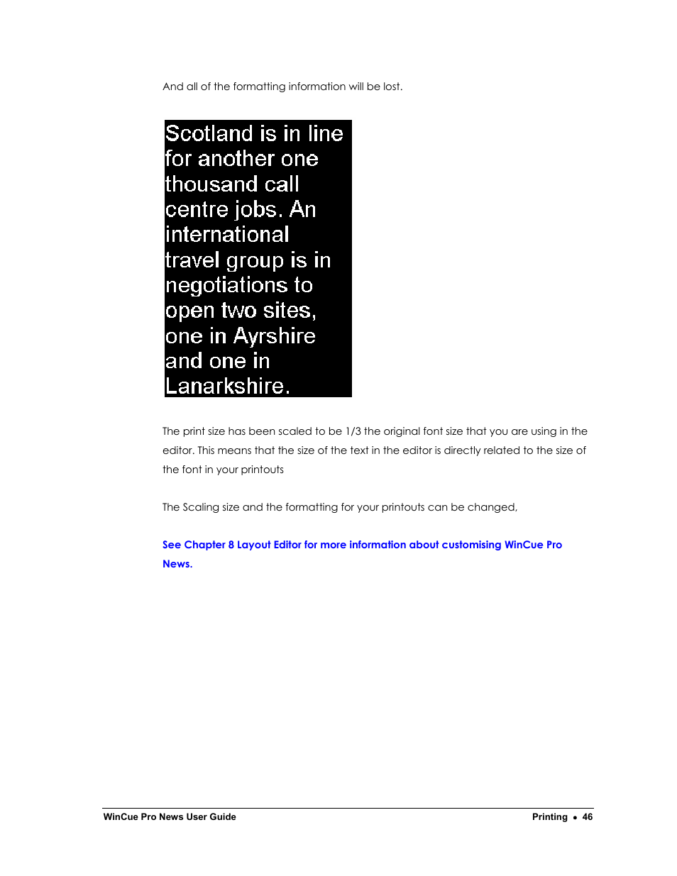 Autocue WinCue Pro News Version 1.3 User Manual | Page 46 / 168