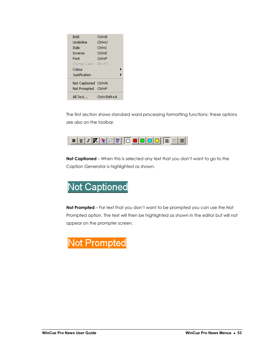 Autocue WinCue Pro News Version 1.3 User Manual | Page 53 / 168