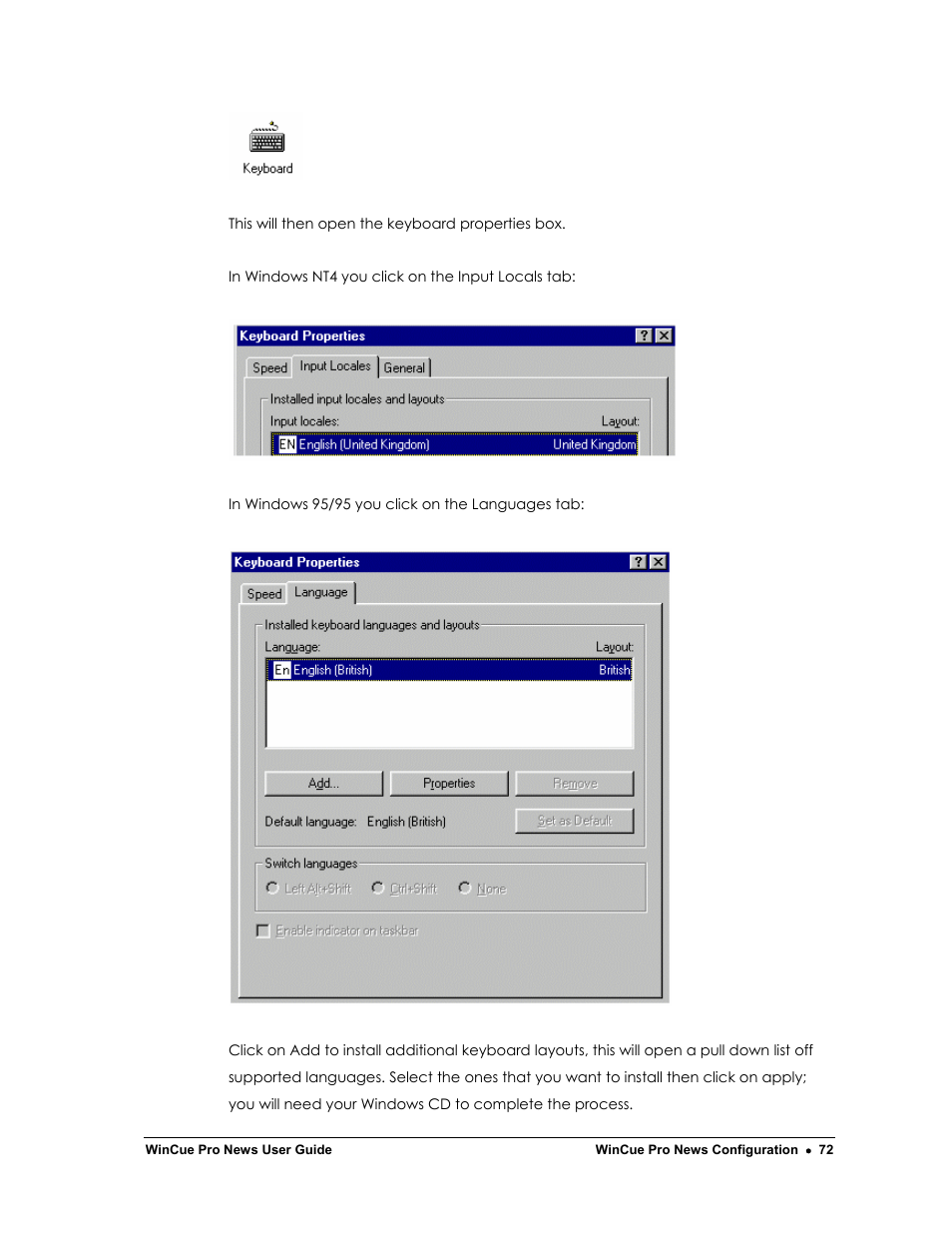 Autocue WinCue Pro News Version 1.3 User Manual | Page 72 / 168