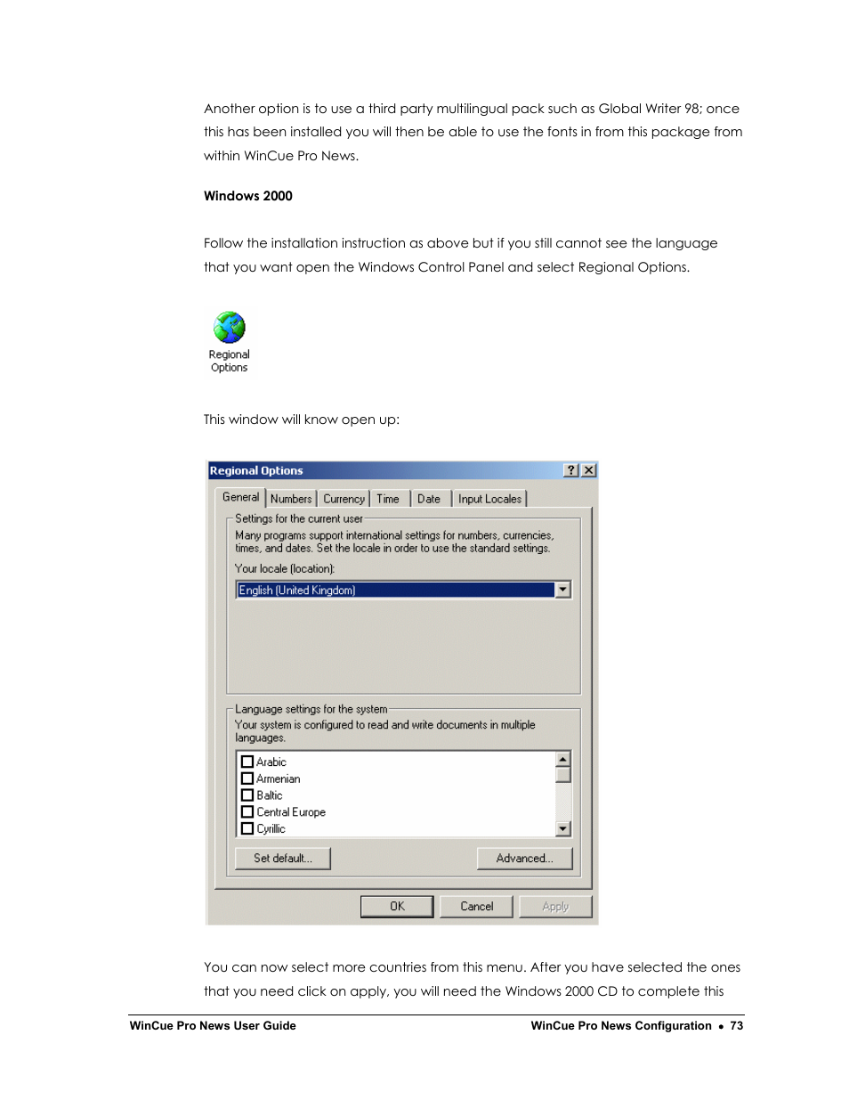 Autocue WinCue Pro News Version 1.3 User Manual | Page 73 / 168