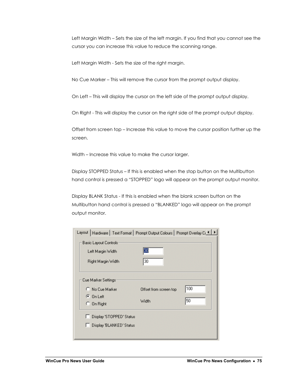 Autocue WinCue Pro News Version 1.3 User Manual | Page 75 / 168