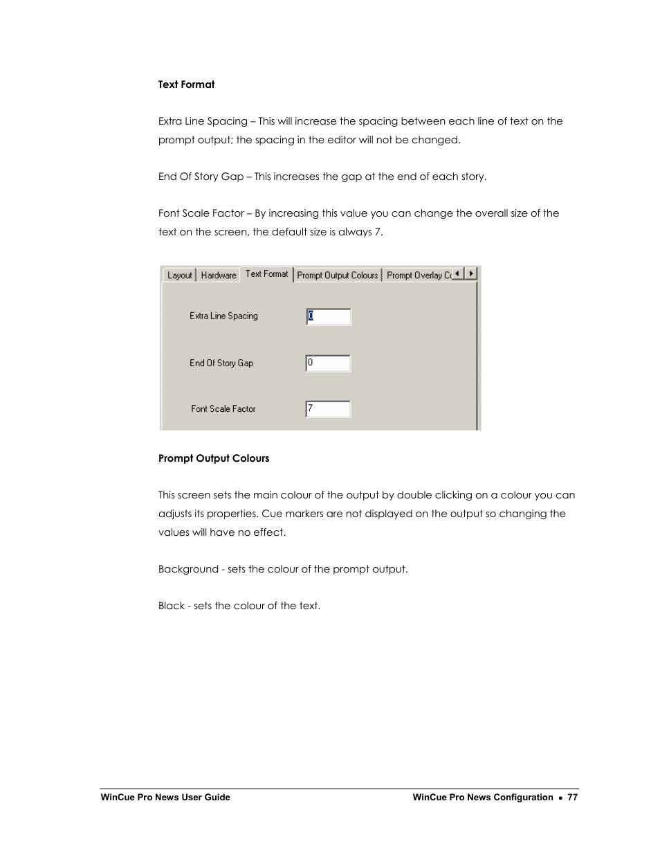 Autocue WinCue Pro News Version 1.3 User Manual | Page 77 / 168