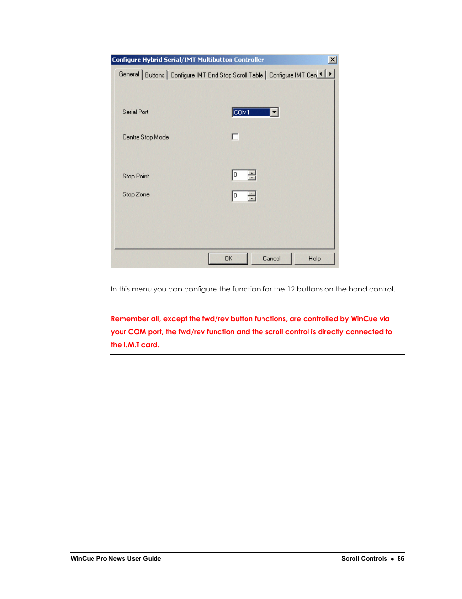 Autocue WinCue Pro News Version 1.3 User Manual | Page 86 / 168
