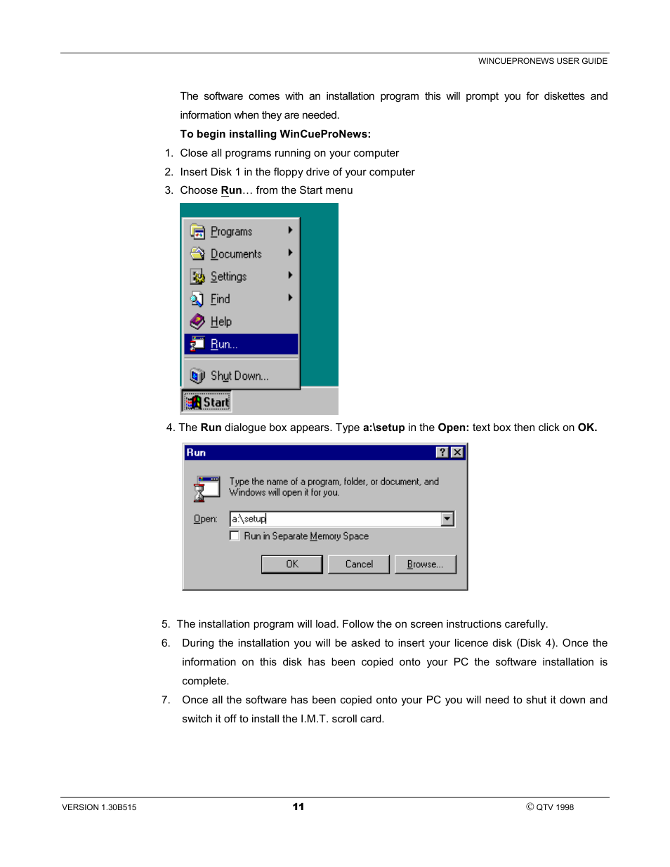 Autocue WinCue Pro News User Manual | Page 11 / 135