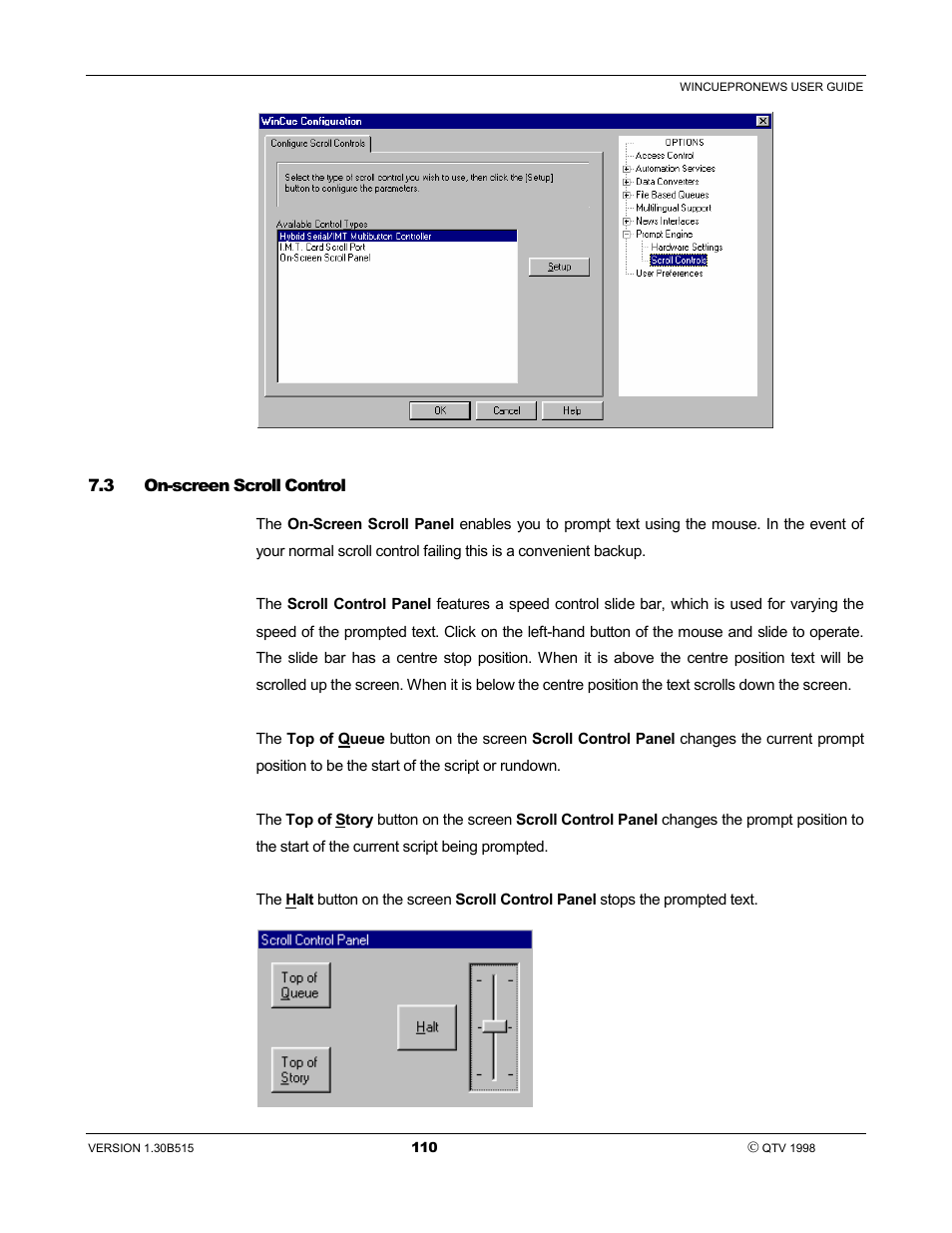 Autocue WinCue Pro News User Manual | Page 110 / 135