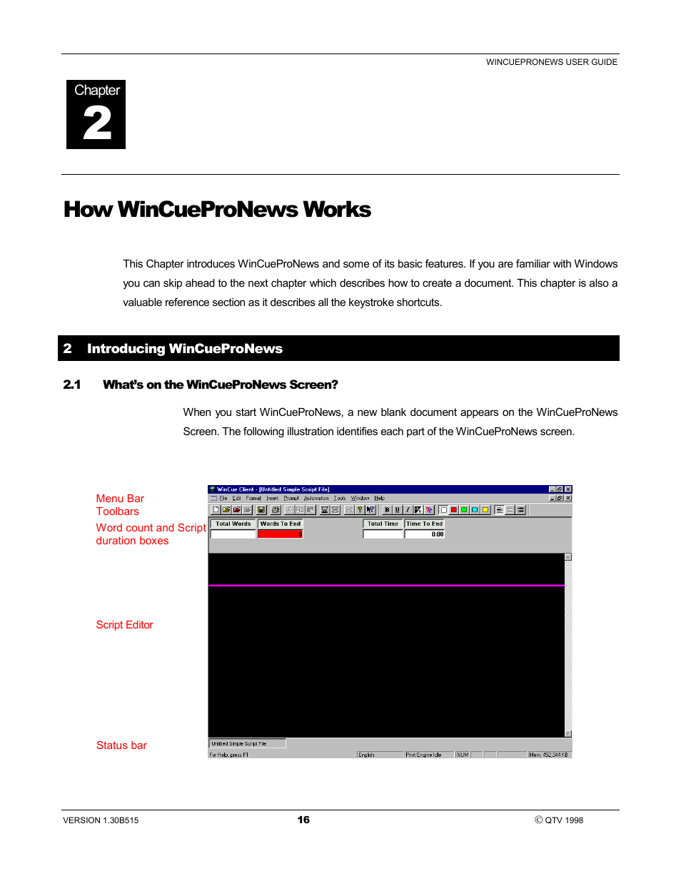 How wincuepronews works | Autocue WinCue Pro News User Manual | Page 16 / 135