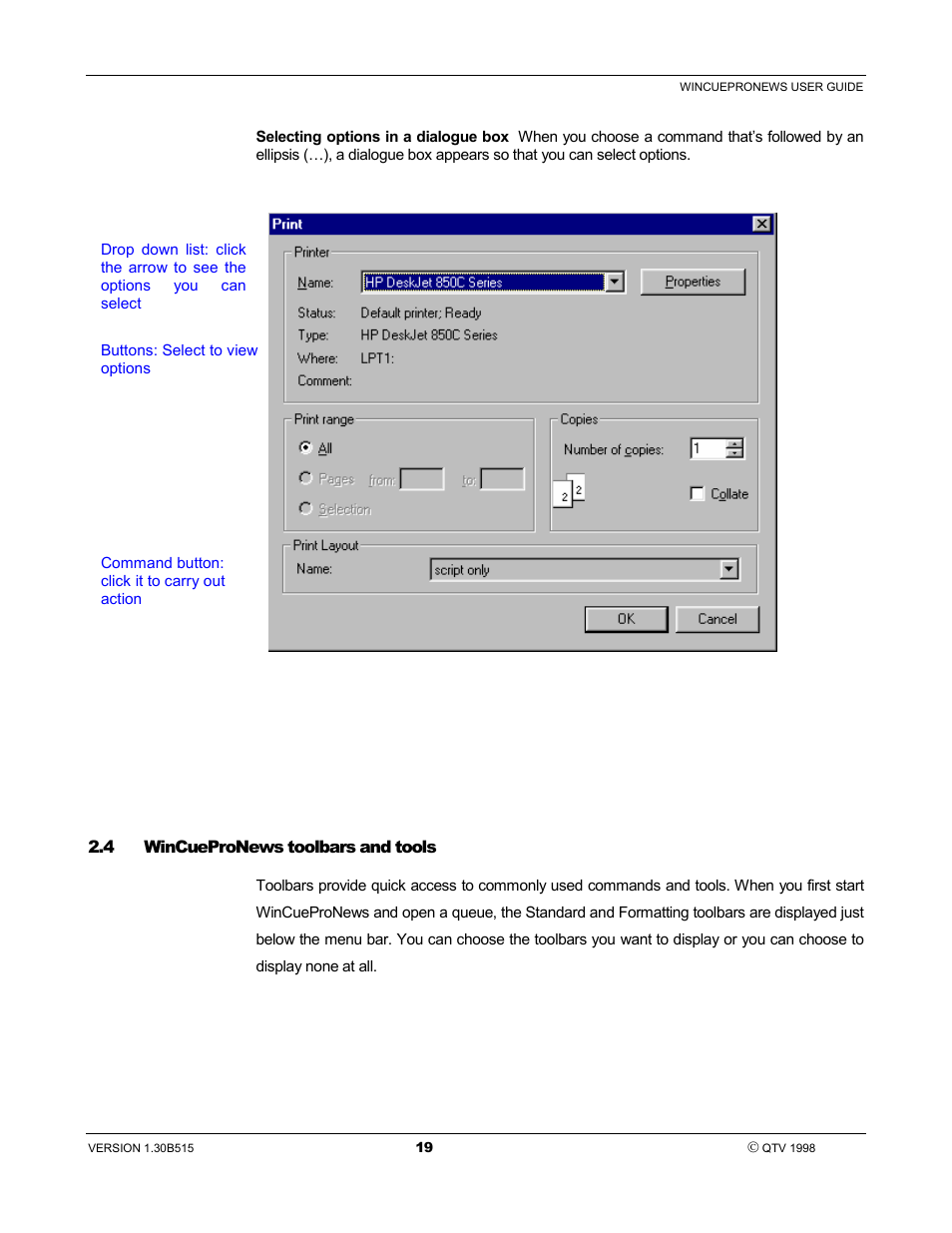 Autocue WinCue Pro News User Manual | Page 19 / 135