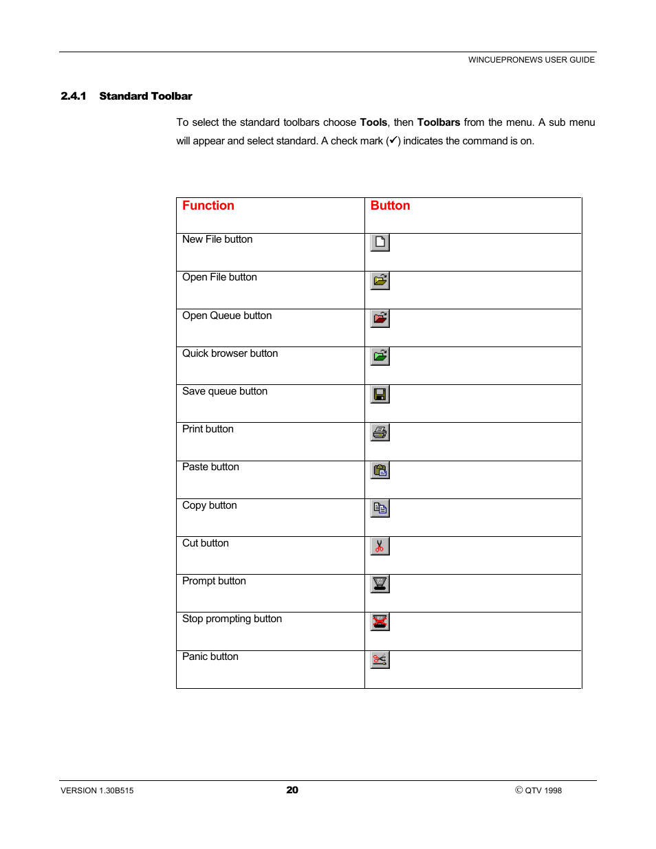 Autocue WinCue Pro News User Manual | Page 20 / 135