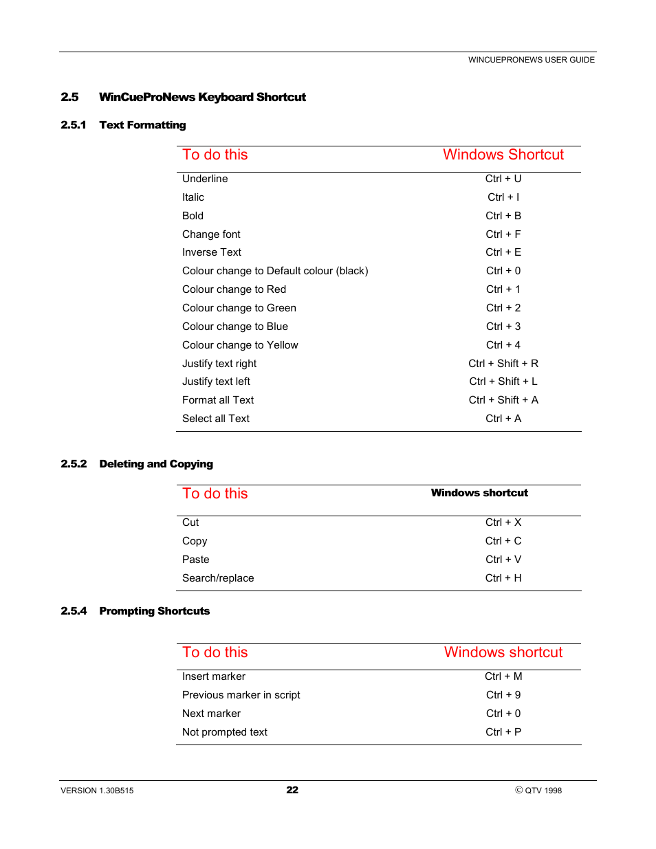 Autocue WinCue Pro News User Manual | Page 22 / 135