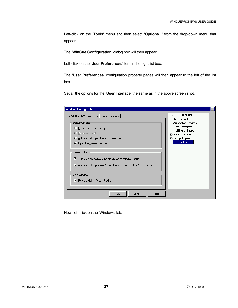 Autocue WinCue Pro News User Manual | Page 27 / 135