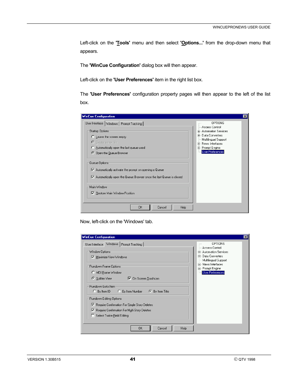Autocue WinCue Pro News User Manual | Page 41 / 135