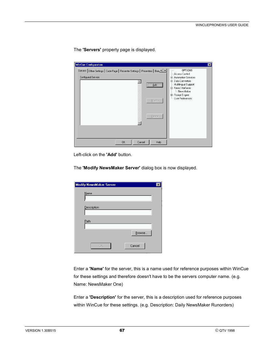 Autocue WinCue Pro News User Manual | Page 67 / 135