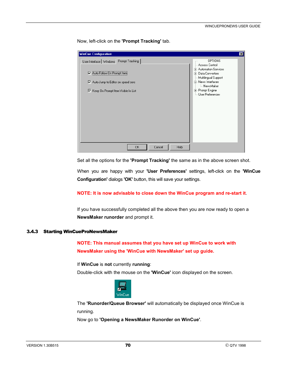 Autocue WinCue Pro News User Manual | Page 70 / 135
