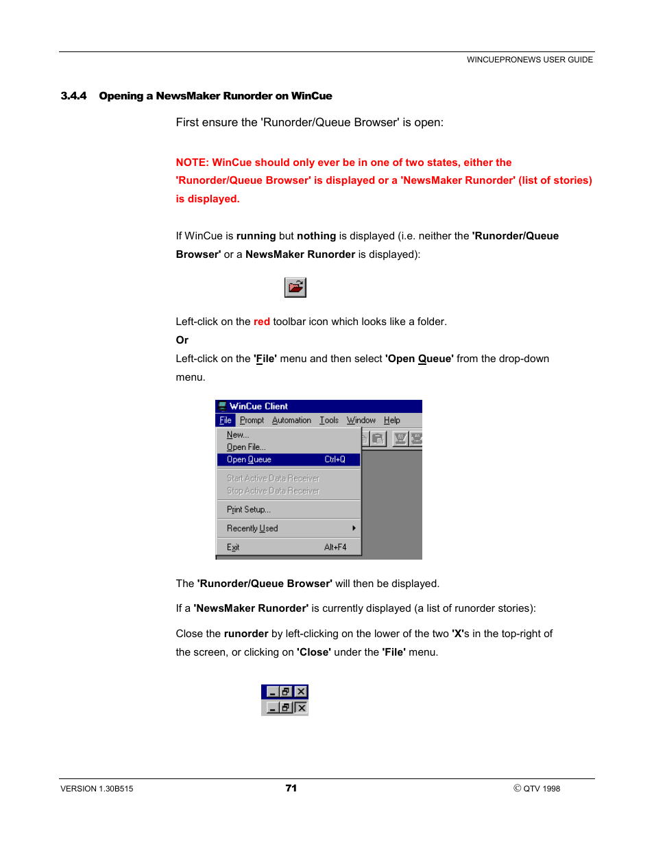 Autocue WinCue Pro News User Manual | Page 71 / 135