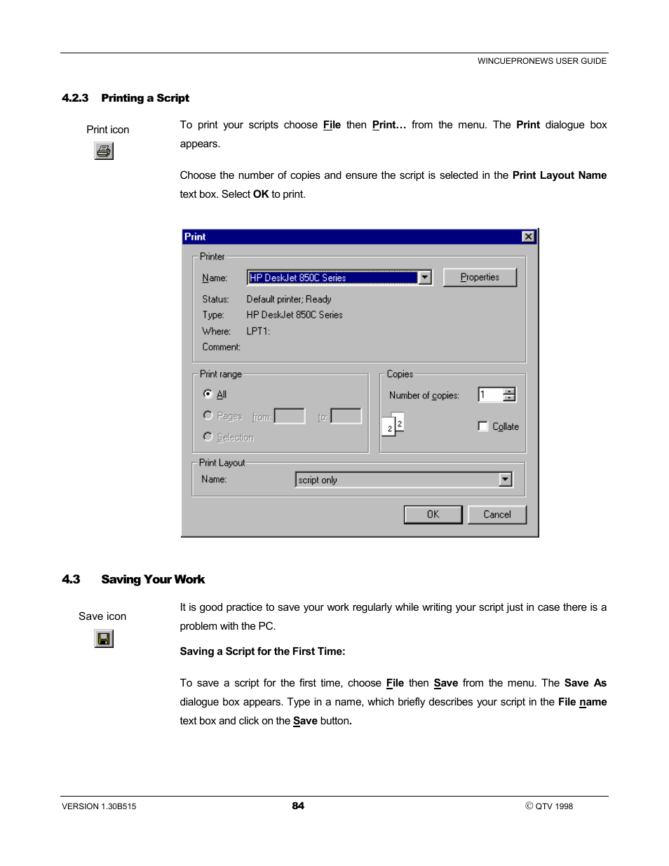 Autocue WinCue Pro News User Manual | Page 84 / 135