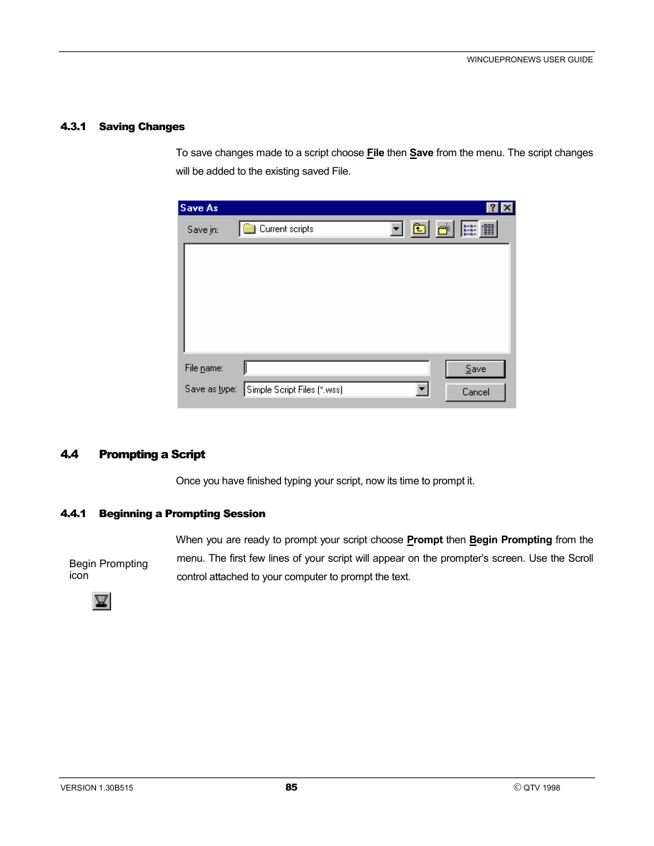 Autocue WinCue Pro News User Manual | Page 85 / 135