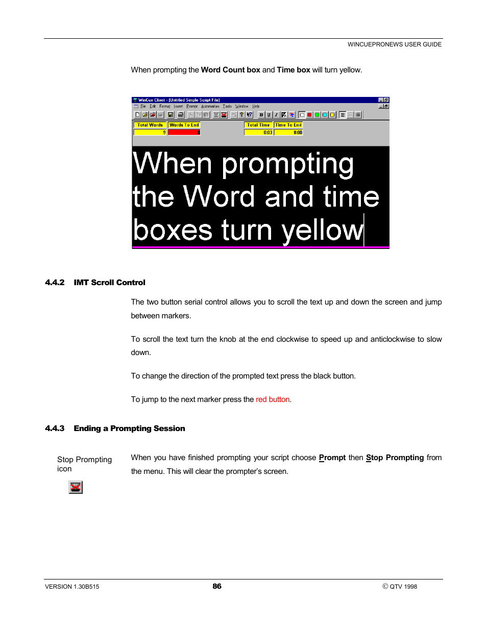 Autocue WinCue Pro News User Manual | Page 86 / 135
