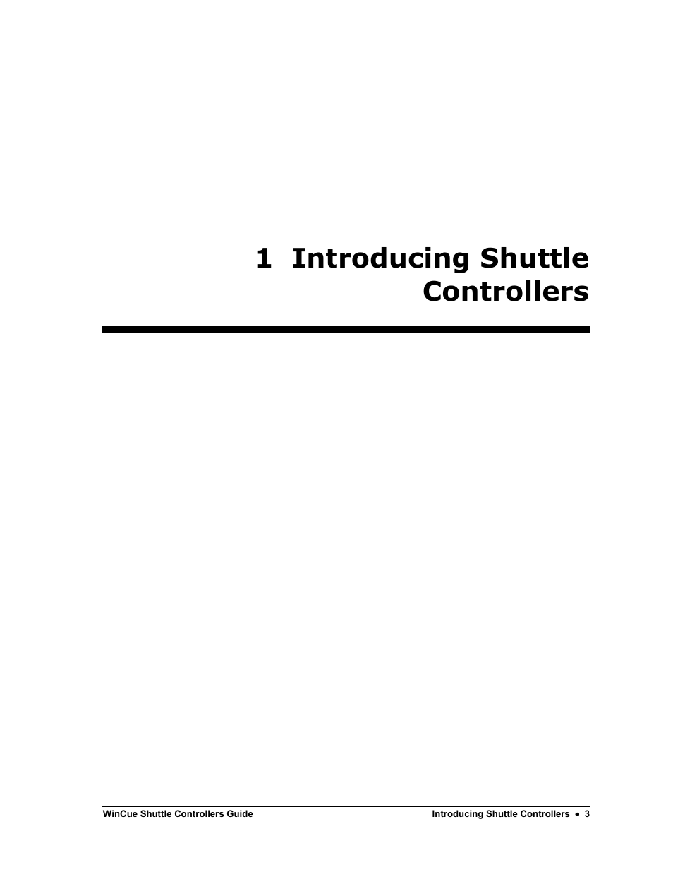 1 introducing shuttle controllers | Autocue WinCue v1.3 Shuttle Controllers User Manual | Page 3 / 10