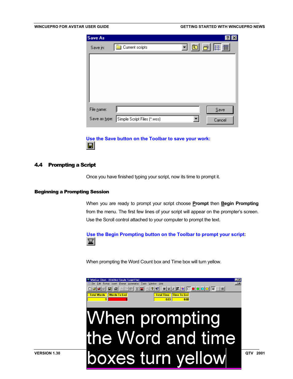 Autocue US 10-11-01 WinCuePro News AvStar Interface User Manual | Page 53 / 121