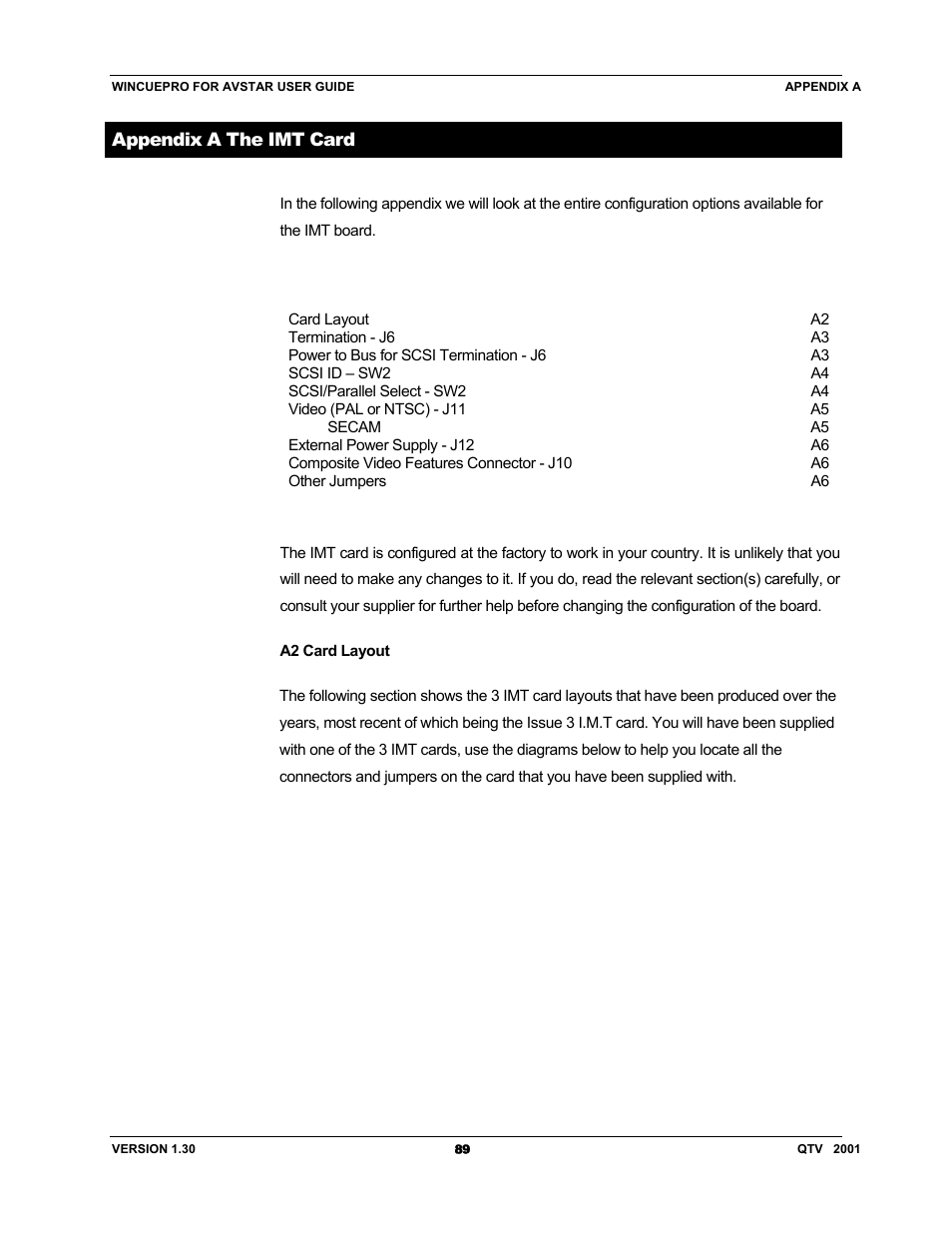 Autocue US 10-11-01 WinCuePro News AvStar Interface User Manual | Page 89 / 121