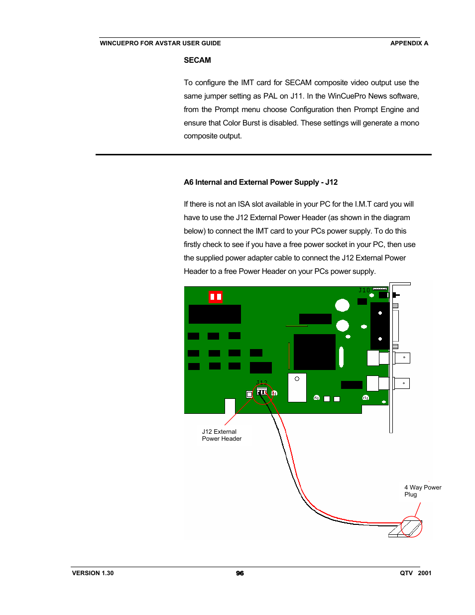 Autocue US 10-11-01 WinCuePro News AvStar Interface User Manual | Page 96 / 121
