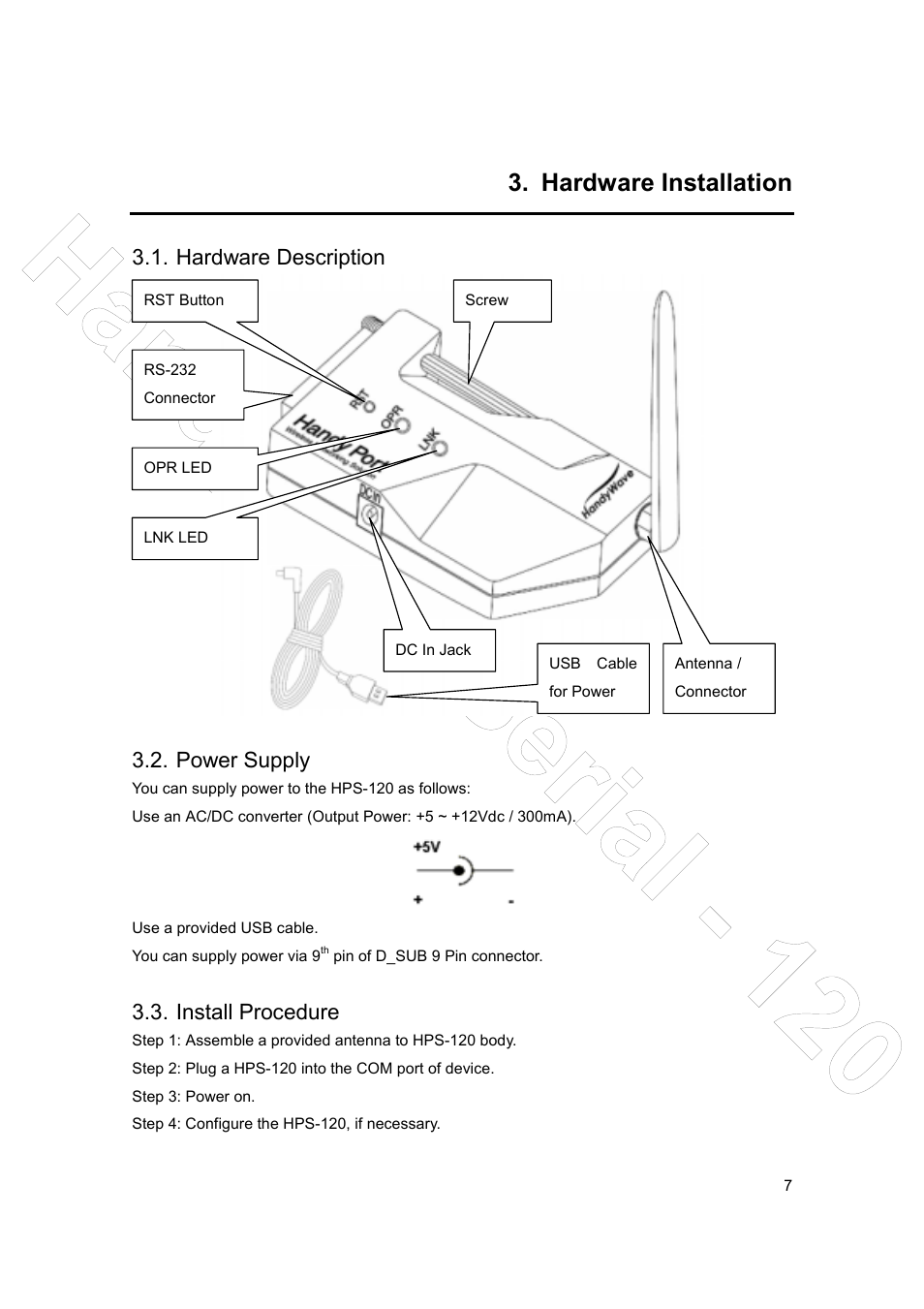 Autocue HPS-120 User Manual | Page 7 / 10