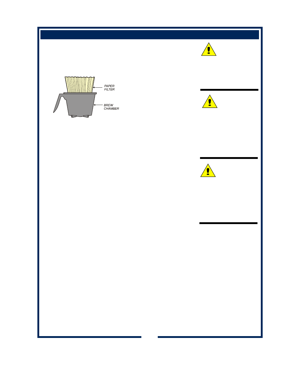 Brewing coffee, Caution | Bloomfield 0443 User Manual | Page 11 / 30