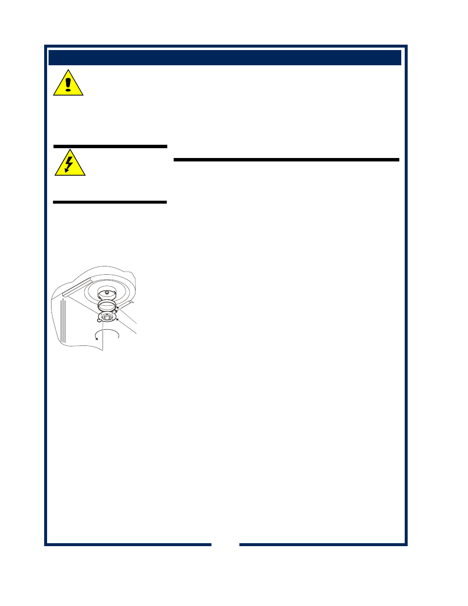 Caution | Bloomfield 0443 User Manual | Page 12 / 30