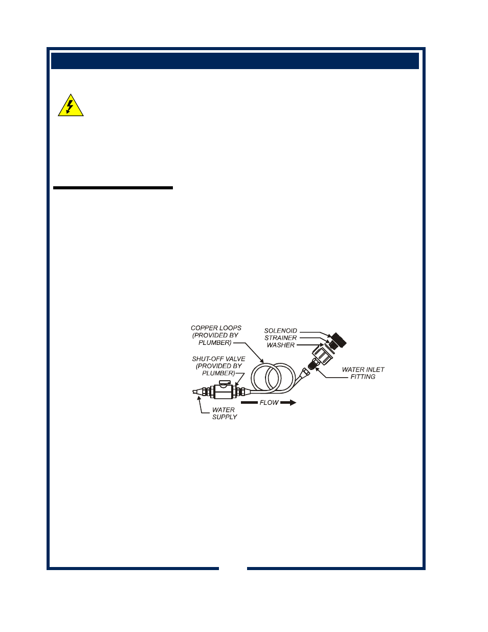 Installation (continued), Caution | Bloomfield 0443 User Manual | Page 8 / 30