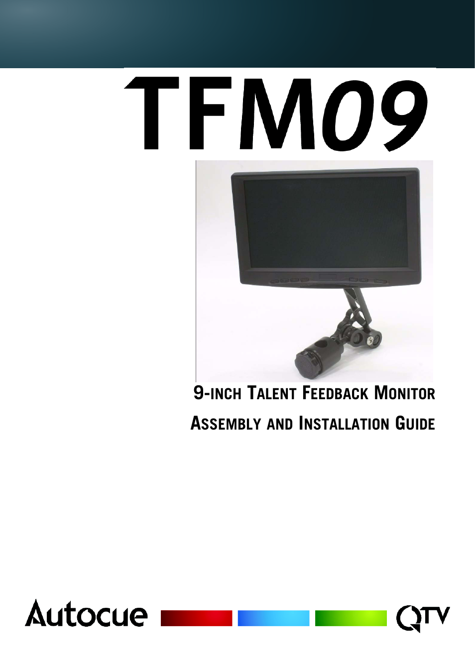 Autocue TFM09 User Manual | 18 pages