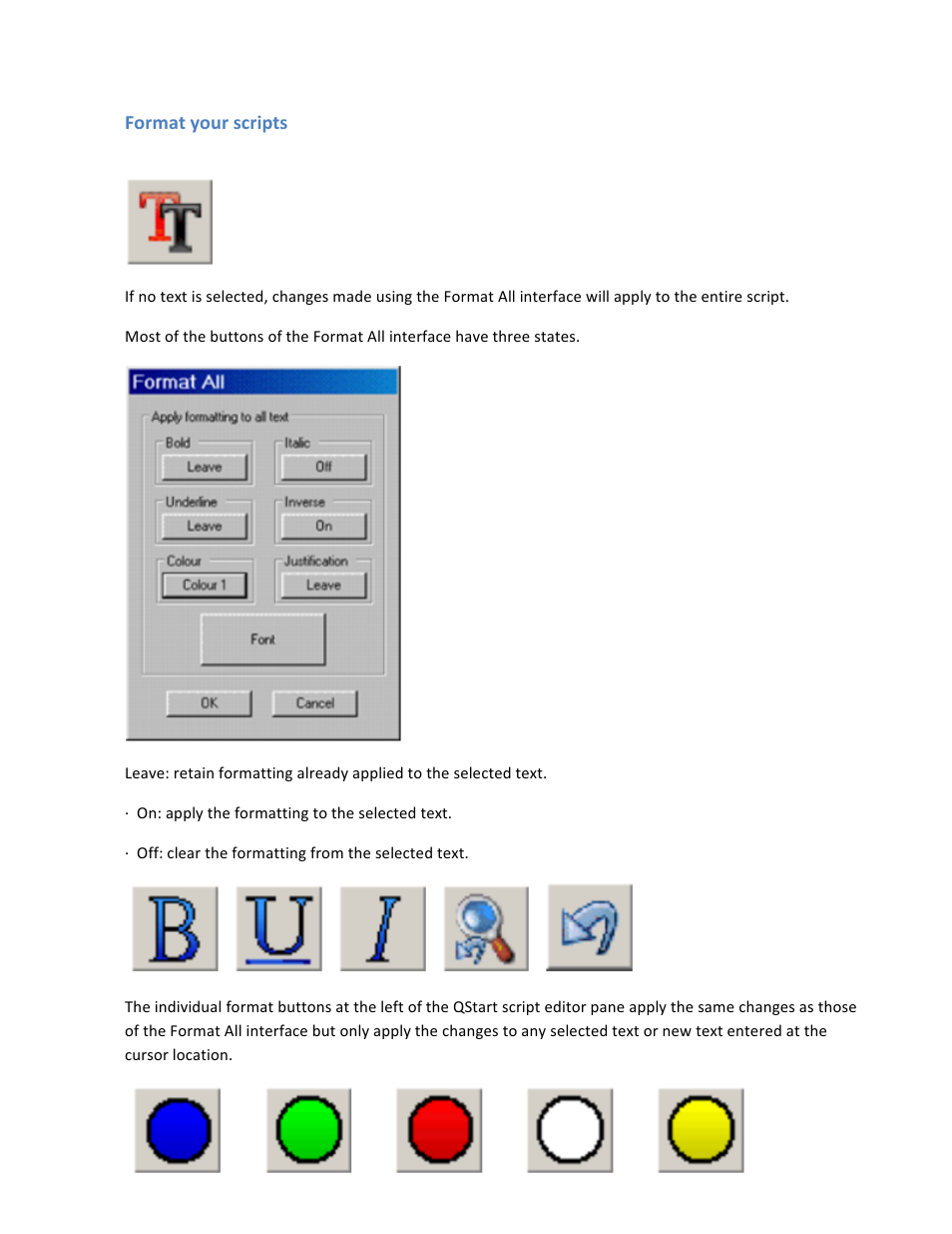 Format your scripts | Autocue QStart Teleprompting User Manual | Page 18 / 32