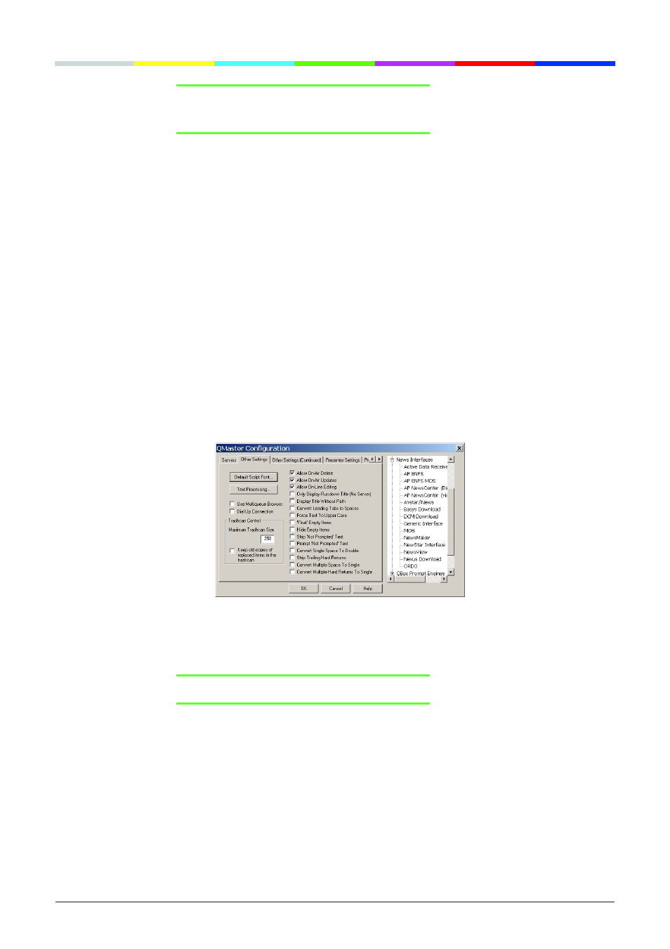 Configure qmaster to inews connection, Amend connections | Autocue AutocueNI-iNews User Manual | Page 10 / 20