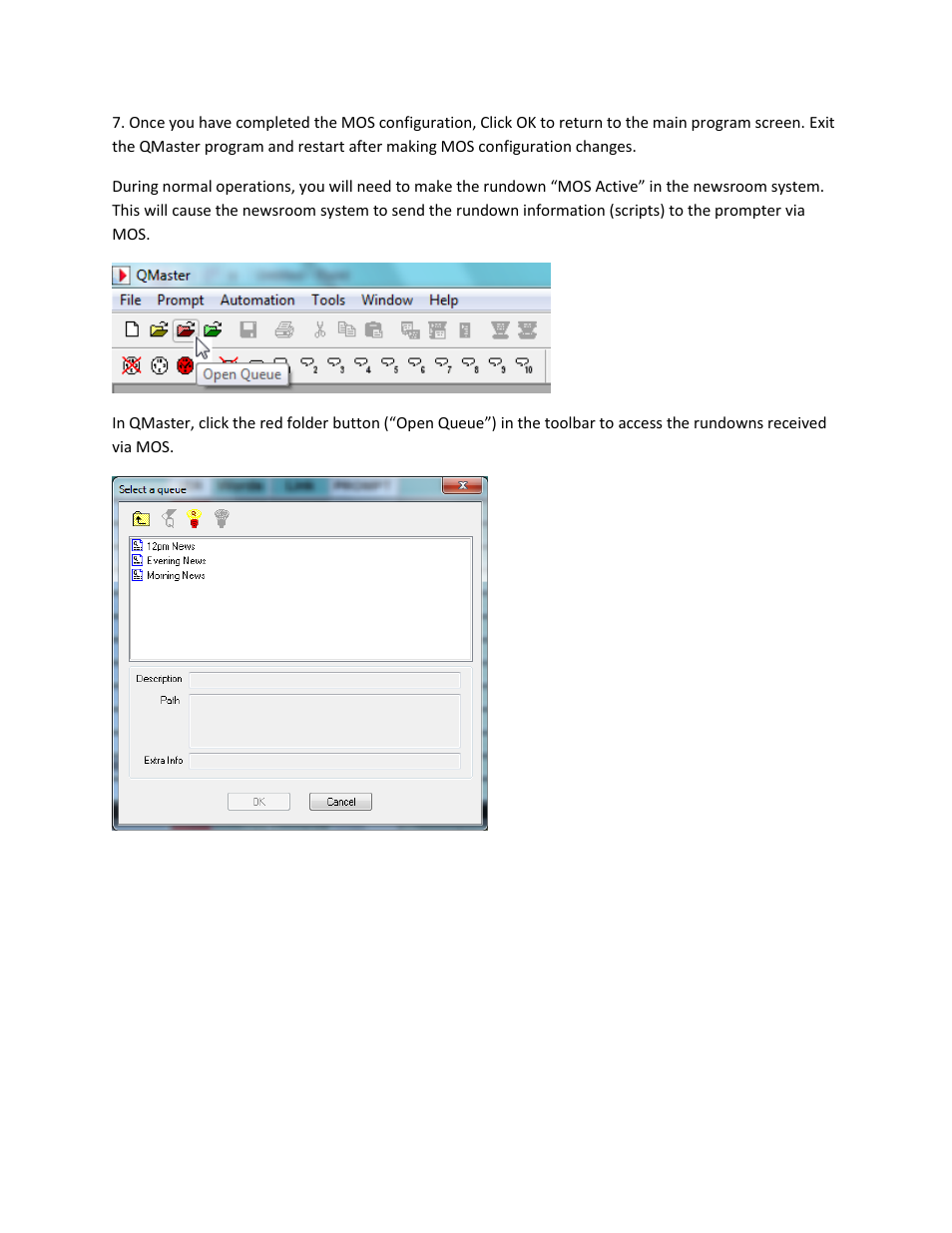 Autocue QMaster User Manual | Page 11 / 12