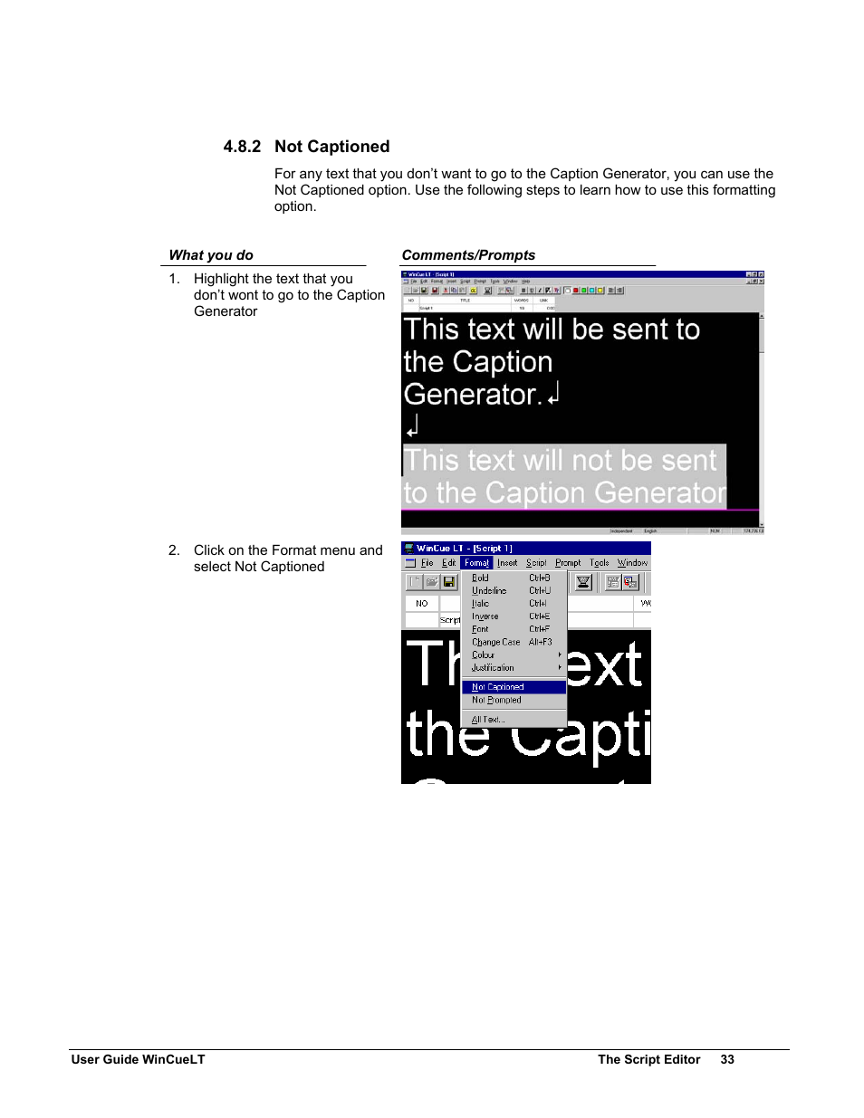 Autocue WinCueLT User Manual | Page 40 / 82