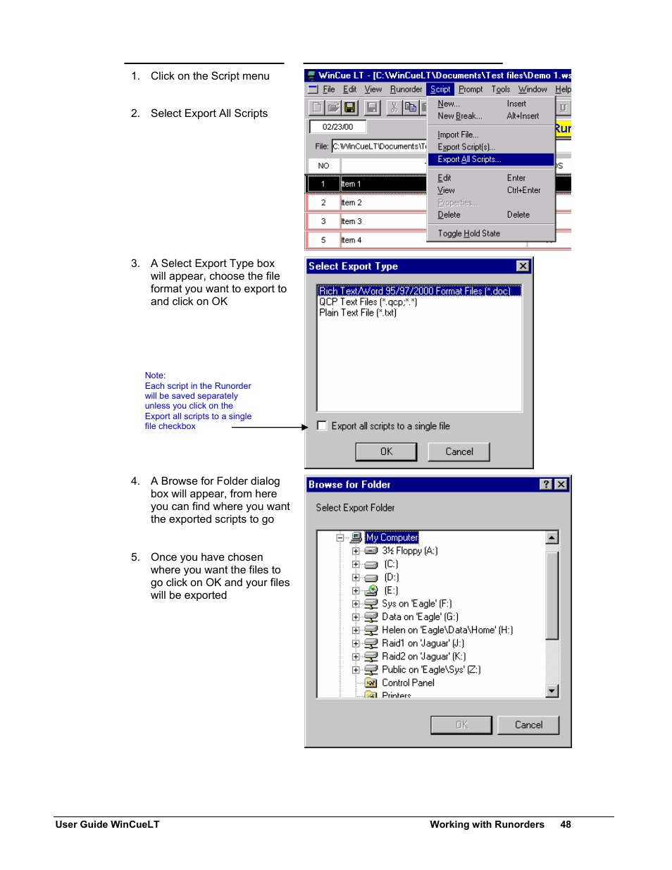 Autocue WinCueLT User Manual | Page 55 / 82