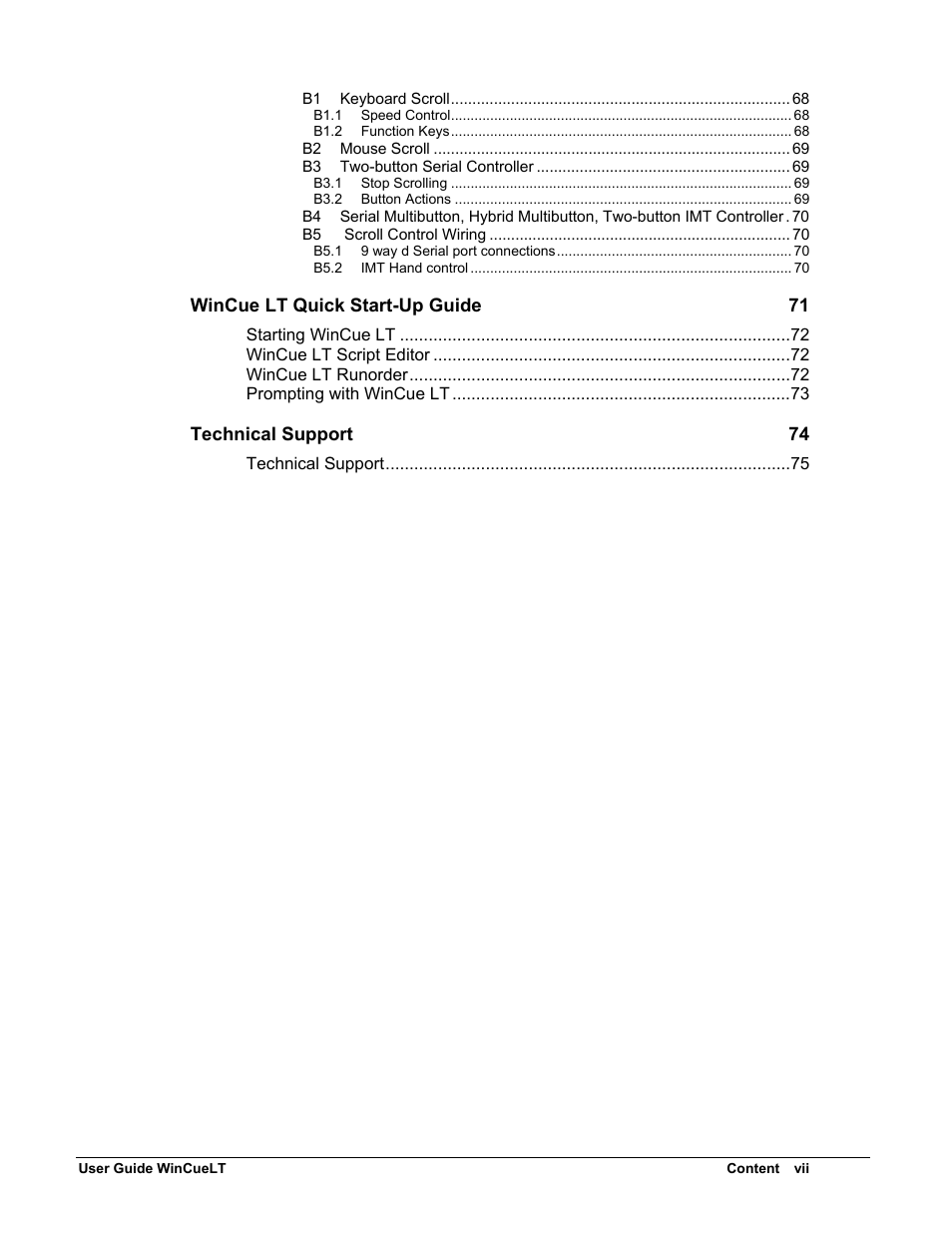 Autocue WinCueLT User Manual | Page 7 / 82