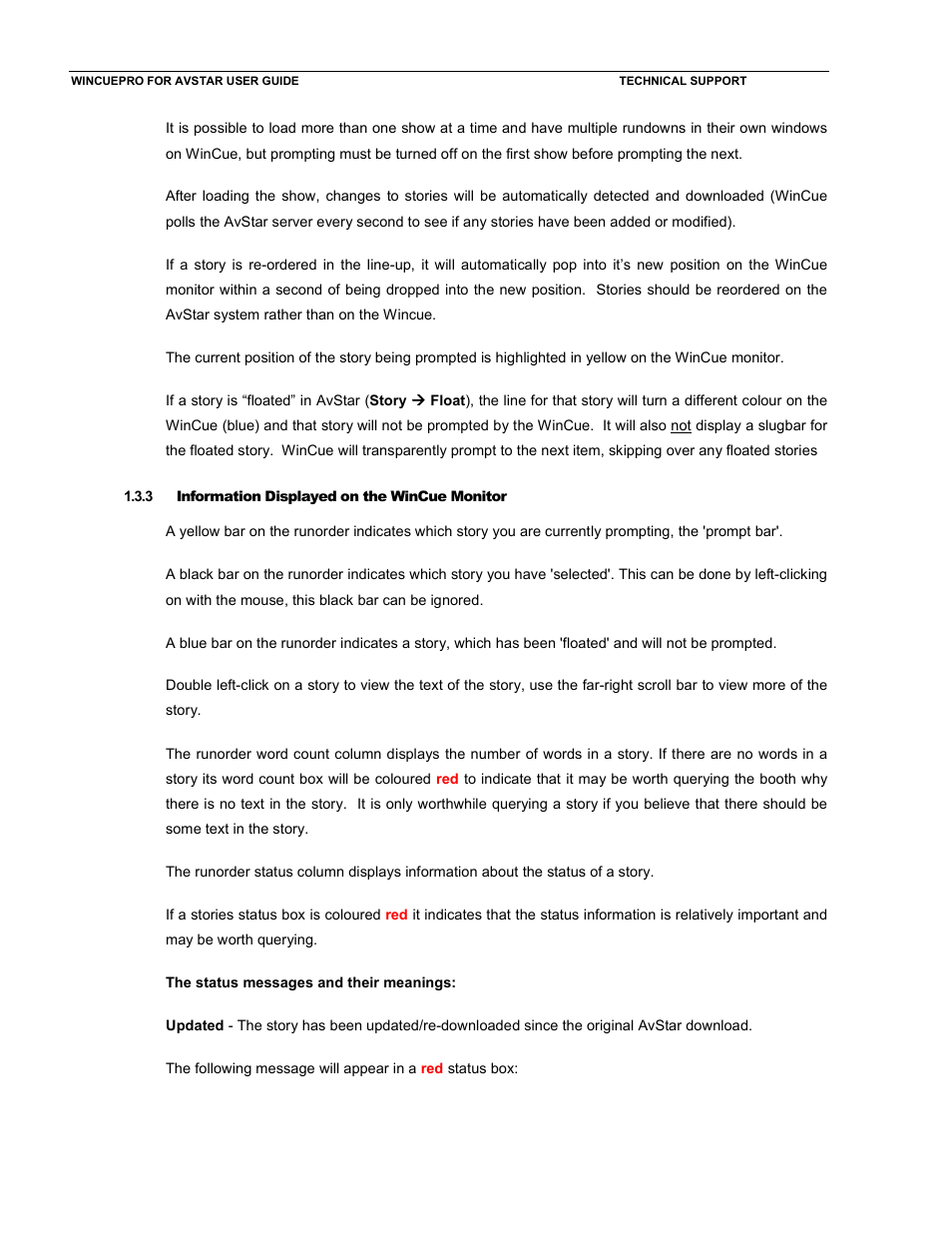 Autocue WinCue Pro News User Manual | Page 22 / 24