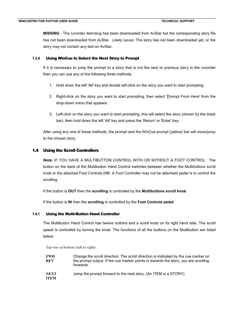 Autocue WinCue Pro News User Manual | Page 23 / 24
