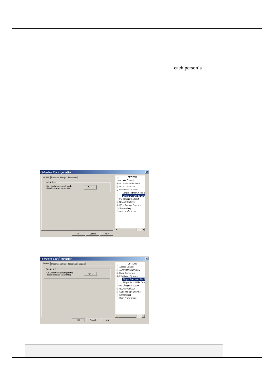 Working with more than one presenter, Create presenter profiles | Autocue QMaster Complex User Manual | Page 25 / 74