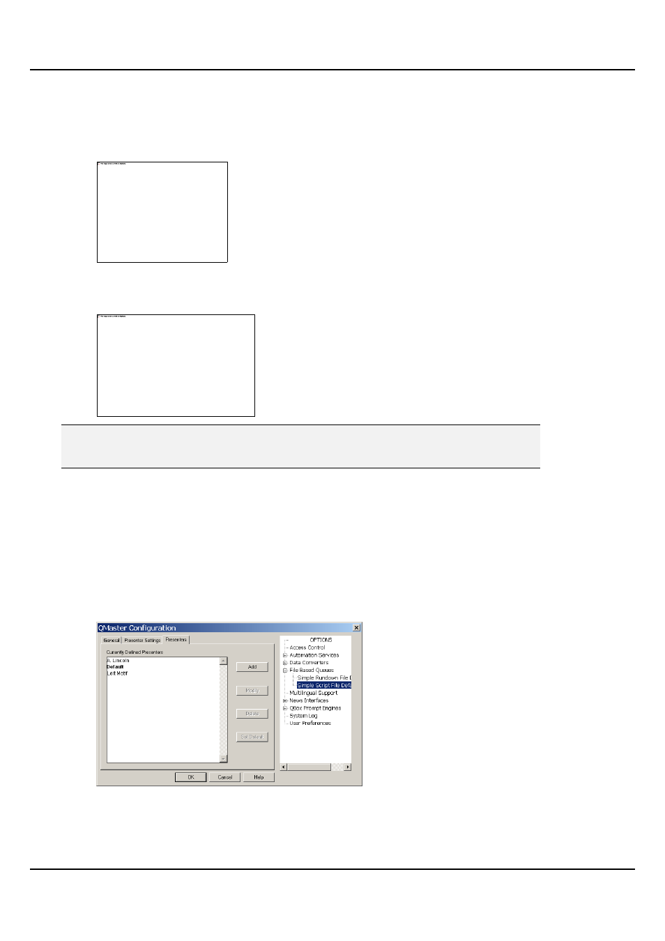 Modifying or deleting presenter profiles | Autocue QMaster Complex User Manual | Page 27 / 74
