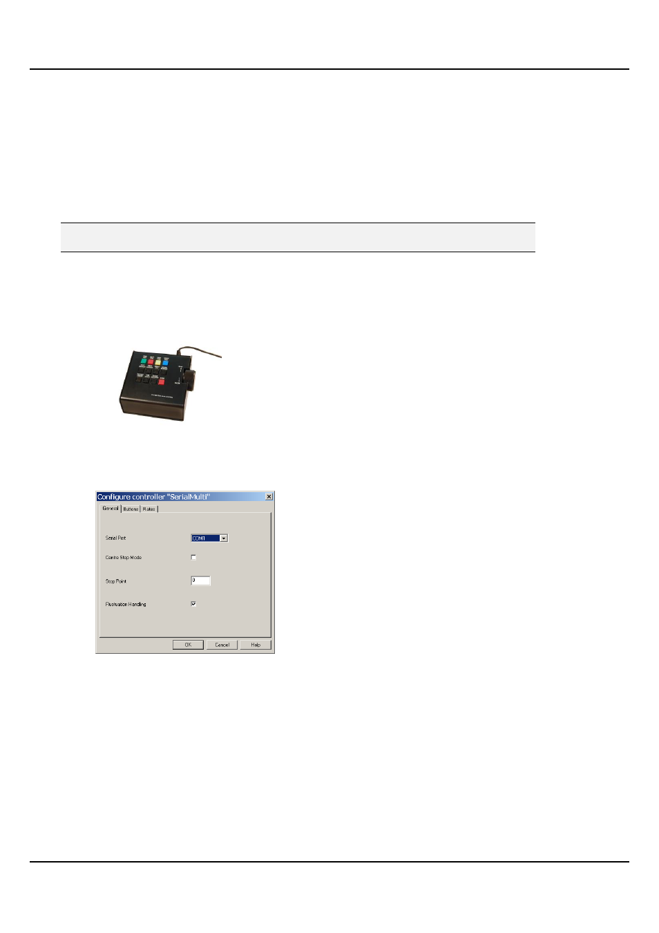 Autocue serial multibutton controller, Configure a serial multi-button controller | Autocue QMaster Complex User Manual | Page 33 / 74