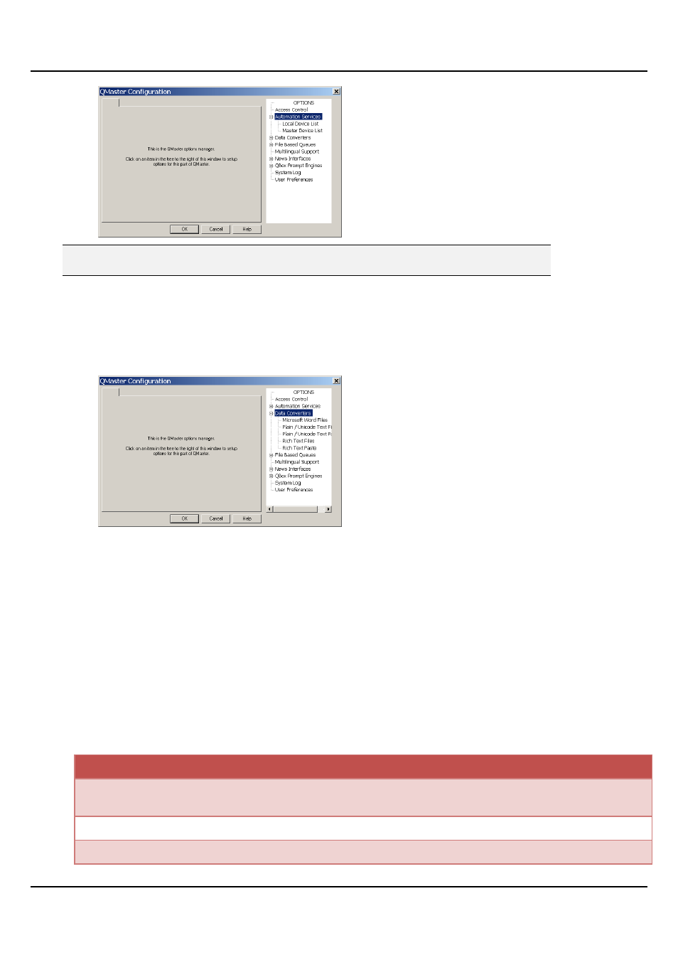 Data converters | Autocue QMaster Complex User Manual | Page 44 / 74