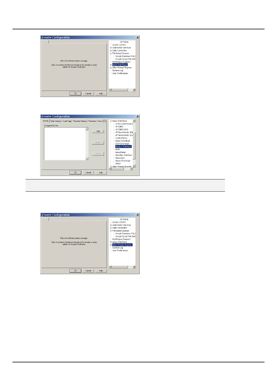 Qbox prompt engines | Autocue QMaster Complex User Manual | Page 48 / 74