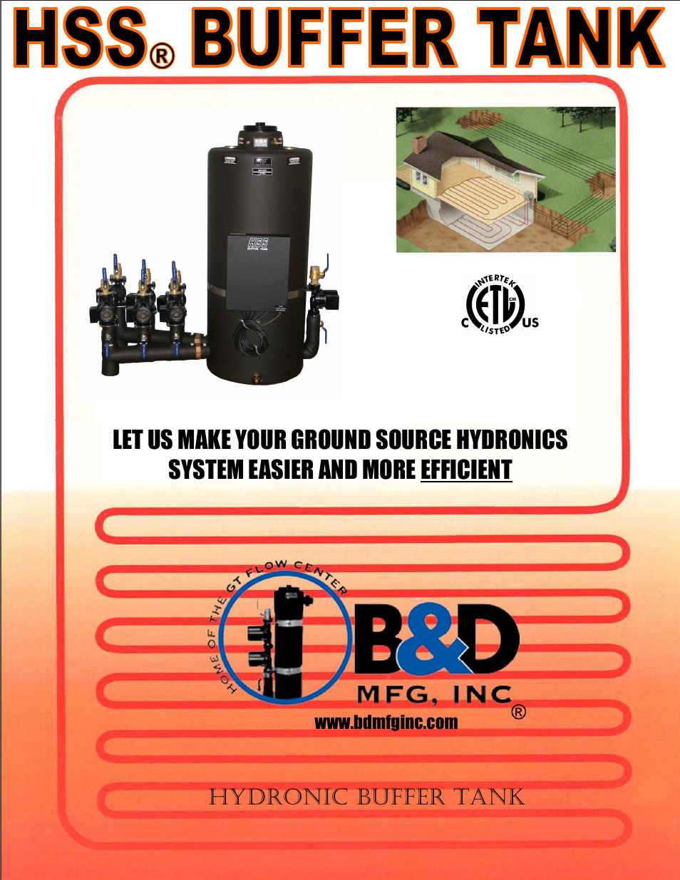 B&D Mfg HSS User Manual | 10 pages