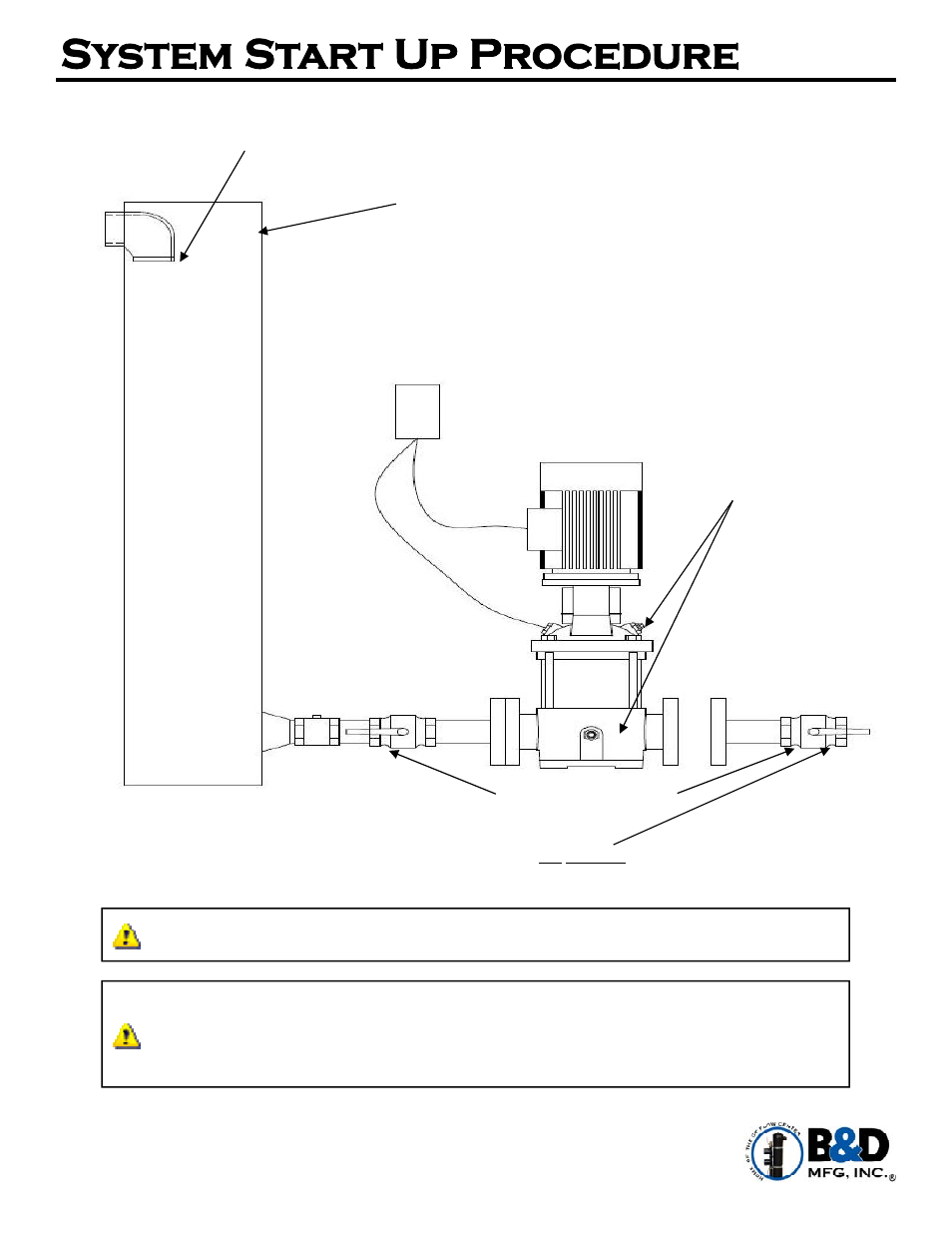 System start up procedure | B&D Mfg Smart User Manual | Page 11 / 19