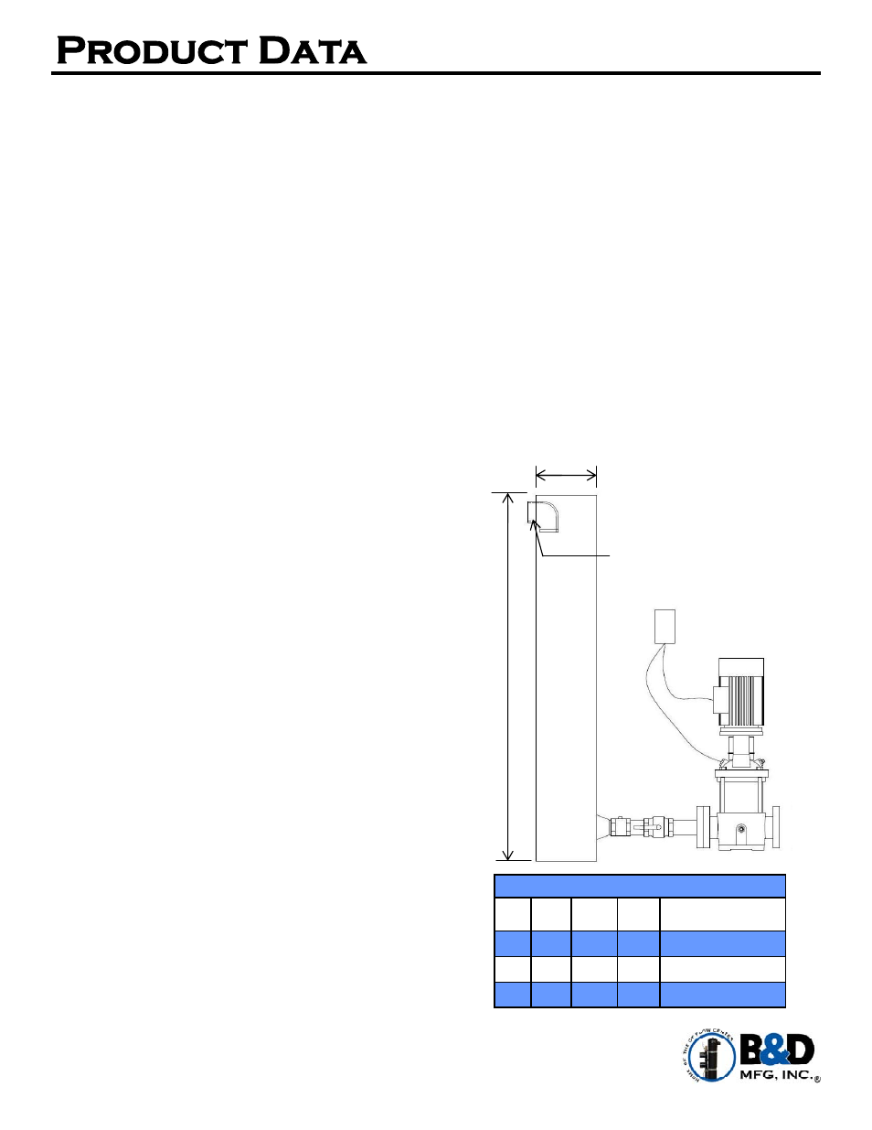 Product data | B&D Mfg Smart User Manual | Page 2 / 19