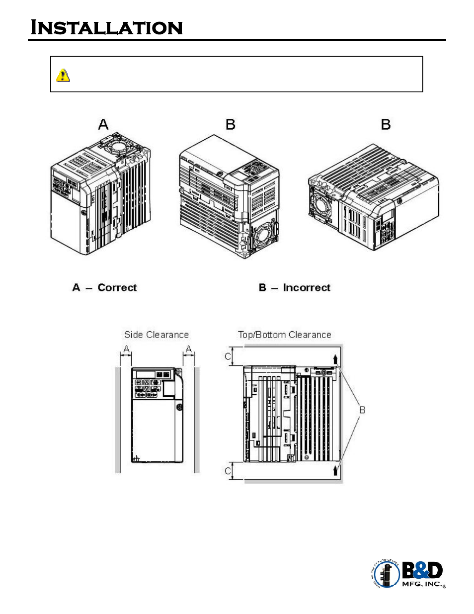 Installation | B&D Mfg Smart User Manual | Page 5 / 19